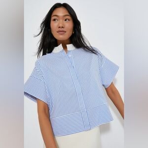 Tuckernuck Blue Stripe Sofia Shirt S